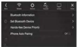 ALPINE INEW720DC - Een apparaat verbinden dat Bluetooth ondersteunt (koppelen) - 2