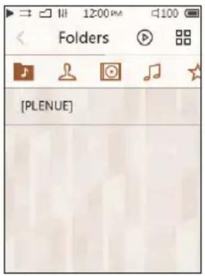 COWON Plenue V - SÉLECTION DES MUSIQUES - 1
