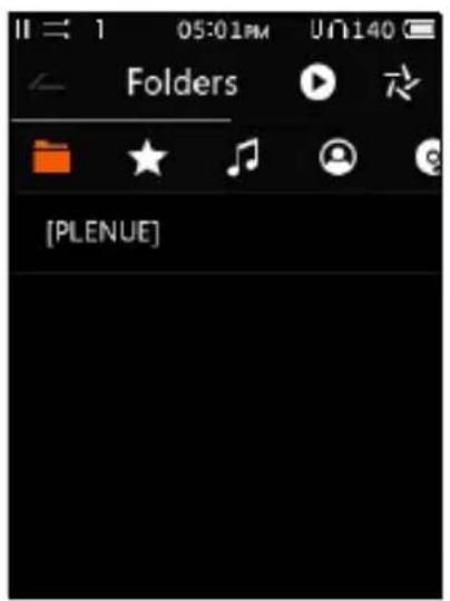 COWON Plenue D3 - Selection des musiques - 1