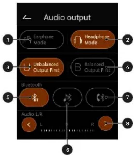 COWON Plenue D3 - Réglage de la SORTIE AUDIO - 1