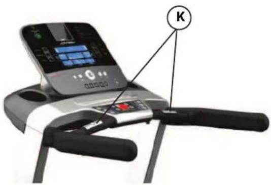 Life Fitness F3 Go - SYTÉME DE CAPTEURS DE PULSATIONS TACTILES - 1