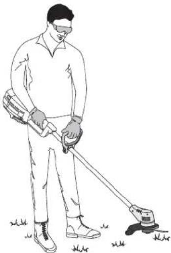 Yard-Man YM155 - HOLDING THE UNIT - 2