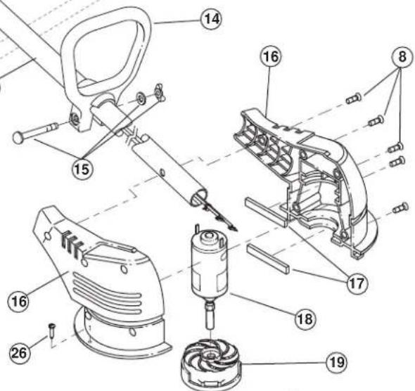 Yard-Man YM155 - VOLT BATTERY TRIMMER - 4
