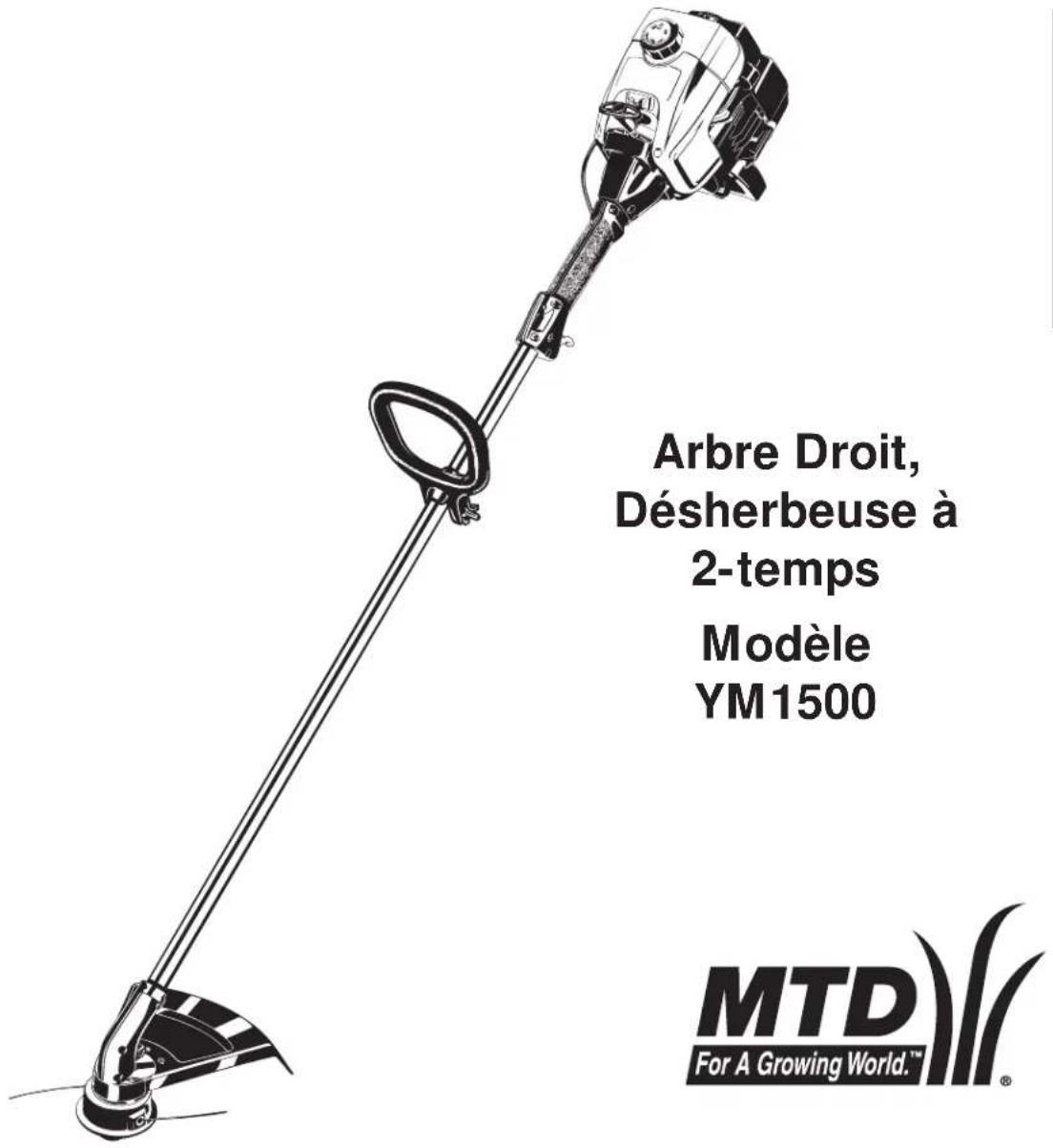 Yard-Man YM1500 - Manuel de l'utilisateur - 1