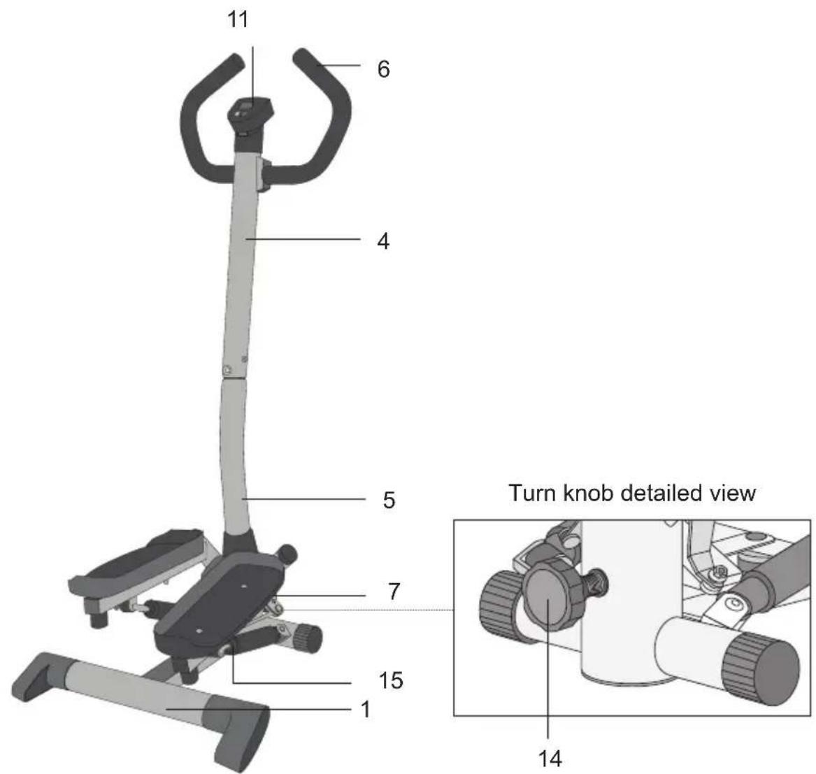 SportPlus SPMSP008B - ASSEMBLY INSTRUCTIONS - 1