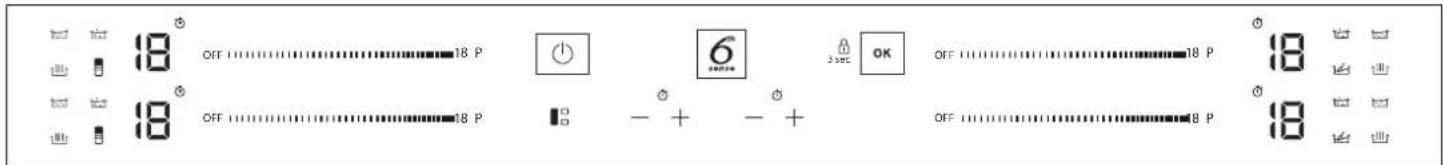 18 OFF 18 P 6 3 sec OK OFF 18 P 18 18 18 18 P - + - + OFF 18 P 18