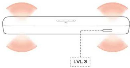 JBL Bar 5.0 Multibeam - Réglage des graves - 1