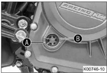 KTM 250 Duke (2020) - Eλεγxος σταθμης λαδιου κίνητήρα - 1