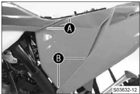 KTM 150 EXC TPI (2020) - Τοποθέτηση καπακιού κουτιού φίλτρου αέρα - 1