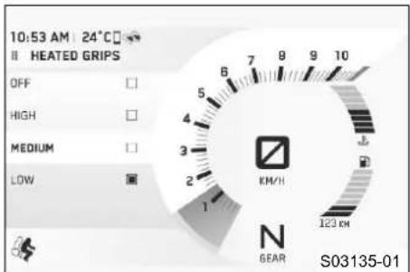KTM 1290 Super Duke GT (2019) - Heated Grips (Tpoapetiká) - 1