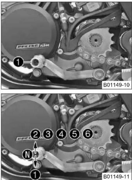 KTM 250 XCW (2014) - Λεβιές αλλαγής ταχυτήτων - 1