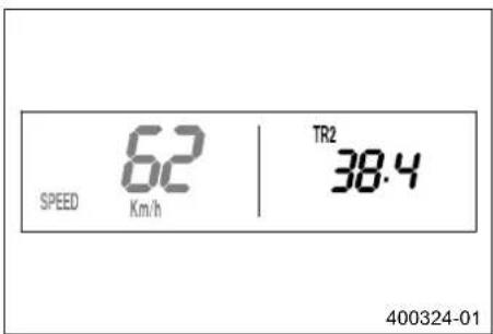 KTM 250 XCW (2014) - Ρύθμιση του TR2 (μερικός χιλιομετρητής 2) - 1