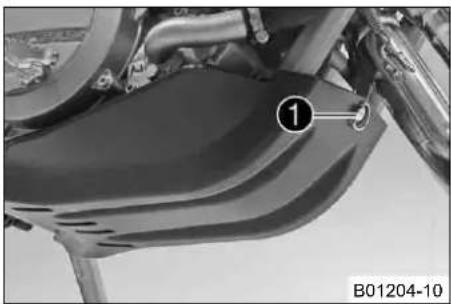 KTM 250 XCW (2014) - Αφαίρεση προστατευτικού κινητήρα (SIX DAYS) - 1