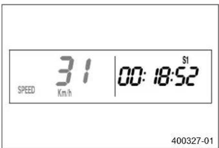 KTM 250 XCW (2014) - Λειτουργία ένδειξης SPEED/S1 (χρονόμετρο 1) - 1