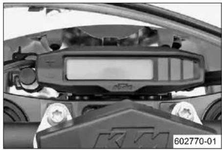 KTM 250 XCW (2014) - Συνοπτική παρουσίαση ενδεικτικών λυχνιών (300 XC-W SIX DAYS USA) - 1