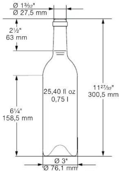 THERMADOR T18IW905SP - Standard bottle size - 1