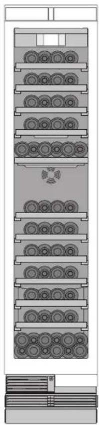 THERMADOR T18IW905SP - Storage example with standard bottles - 1