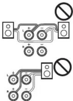 ONKYO HTS9305THX - Speaker Connection Precautions - 7