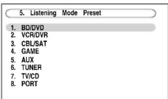 ONKYO HTS9305THX - Use / to select the input source that you want to set, and then press ENTER. - 1