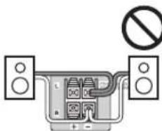 ONKYO HTS9305THX - Speaker Connection Precautions - 9