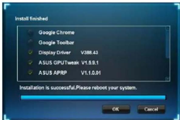 ASUS ROG Strix Radeon RX 570 OC - Klichen Sie im Hauptmenu auf Install (Installieren). - 2