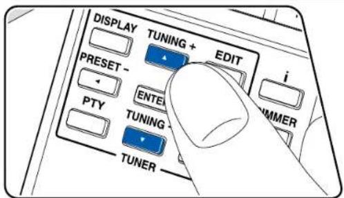 ONKYO TXSR383 - Syntonisation d'une station de radio - 2