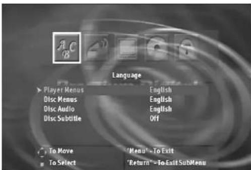 ONKYO DVSP301 - 语言设定 (Language) - 1
