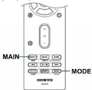ONKYO TXRZ830 - Changer le mode de la télécommande (ZONE 2) - 4