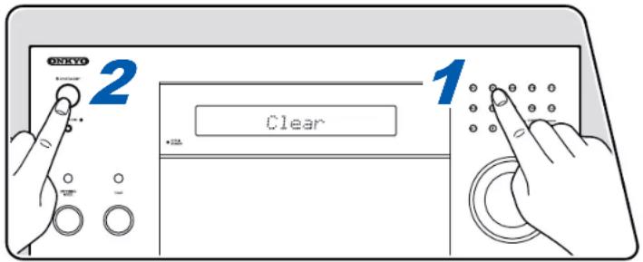 ONKYO TXRZ830 - Réinitialisation de l'appareil (ceci réinitialise les paramètres de cet appareil sur leur valeur par défaut) - 1