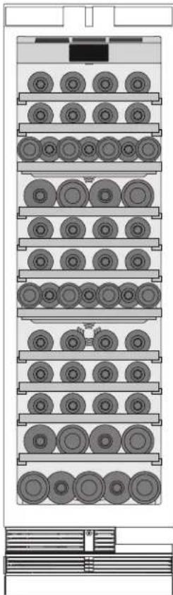 GAGGENAU RW414765 - Ejempios de almacenamento para botellas de differentes tamanos - 2