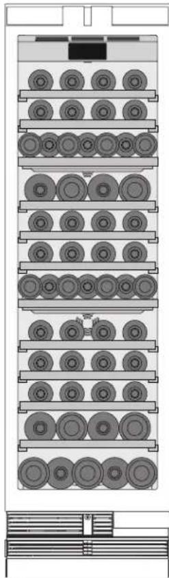GAGGENAU RW414765 - Storage example for different bottle sizes - 2
