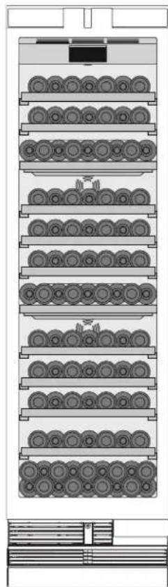 GAGGENAU RW414765 - Storage example with standard bottles - 2