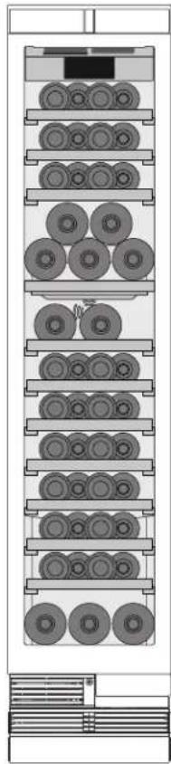 GAGGENAU RW414765 - Ejempios de almacenamento para botellas de differentes tamanos - 1