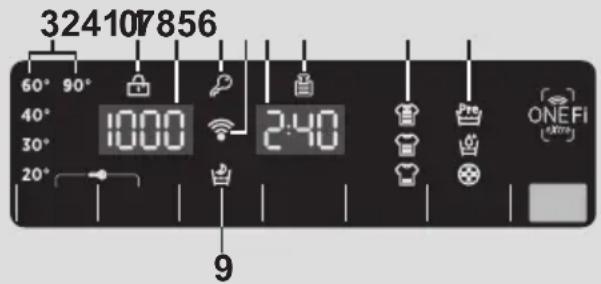 HOOVER SLFNH G464TAH84 - Digital Display - 1
