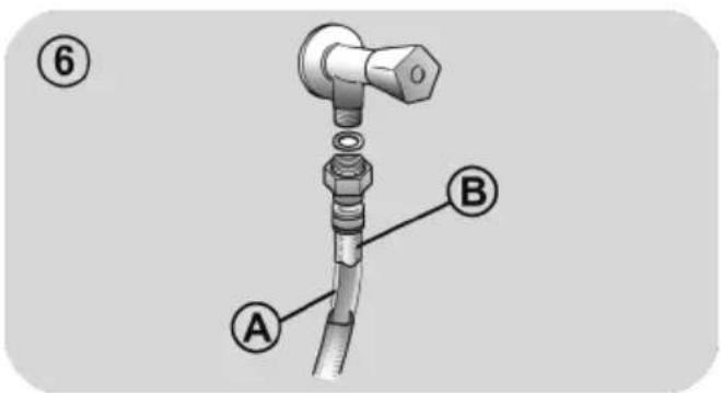 HOOVER HWASH 500 HWP 48AMBCR1S - Wasseranschluss - 5