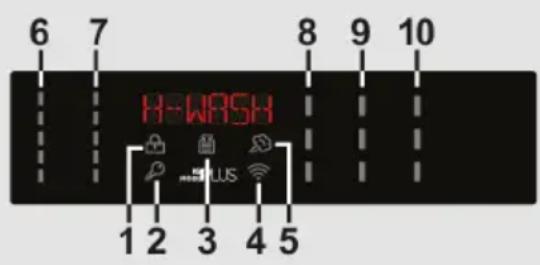 HOOVER HWASH 500 HWP 48AMBCR1S - Display digital - 1