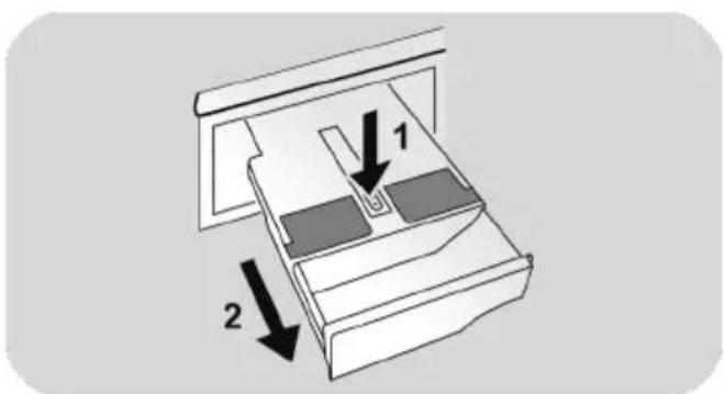 HOOVER HWASH 500 HWP 48AMBCR1S - FOR MODELS WITH AUTOMATIC LIQUID DETERGENT AND SOFTENER DOSING SYSTEM: - 1