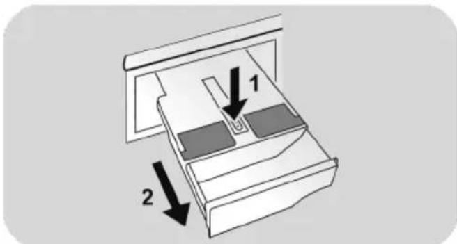 HOOVER HWASH 500 HWP 48AMBCR1S - PER I MODELLI CON SISTEMA DI DOSAGGIO AUTOMATICO DEL DETERSIVO LIQUIDO E AMMORBIDENTE: - 1