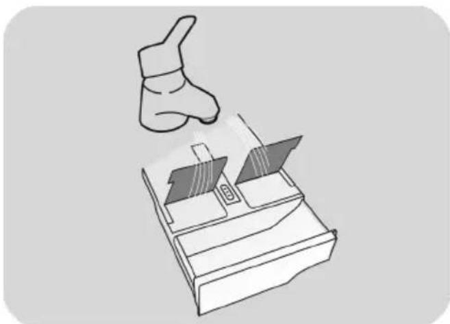 HOOVER HWASH 500 HWP 48AMBCR1S - POUR LES MODELES AVEC SYSTEME AUTOMATIQUE DE DOSAGE DU DETERGENT ET DE L'ADOUCISSANT LIQUIDES: - 2