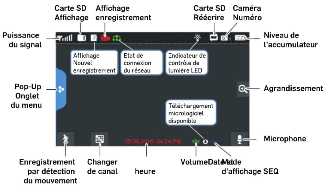 SWITEL HSIP6000 - Icônes LIVE SCREEN - 1