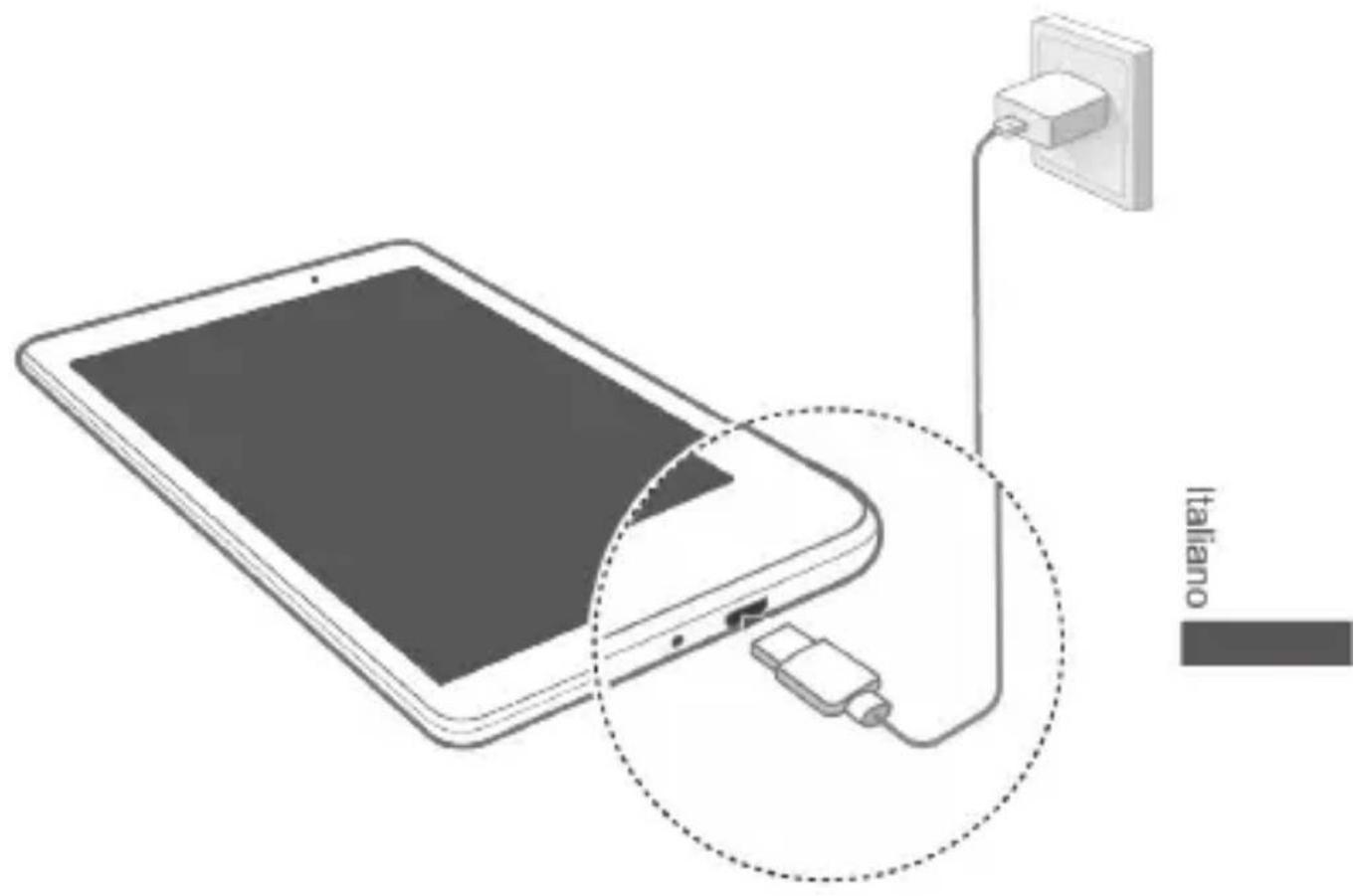 HUAWEI MediaPad T2 7.0 - Ricaricare la batteria - 1