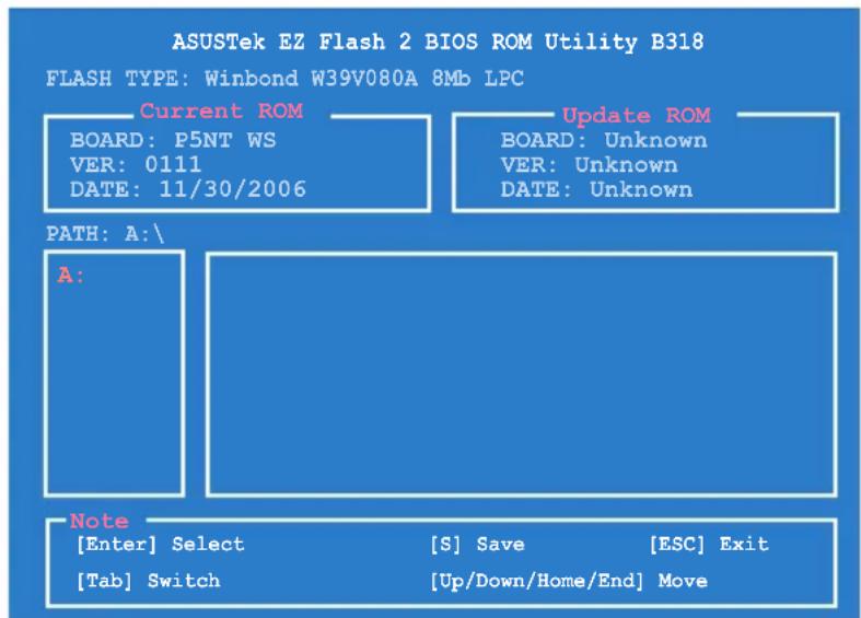 ASUS P5NT WS - ASUS EZ Flash 2 - 1
