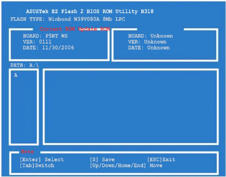 ASUS P5NT WS - Utilitaire ASUS EZ Flash 2 - 1