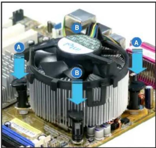 ASUS P5NT WS - Installer le dissipateur et le ventilateur du CPU - 7