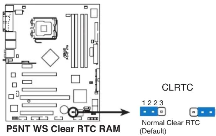 ASUS P5NT WS - Jumpers - 1