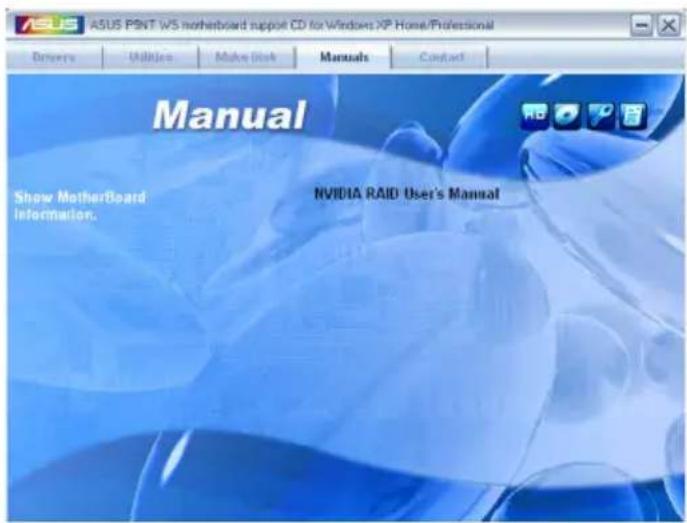 ASUS P5NT WS - Menu Manuals - 2