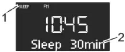 SONORO Qubo SO220 - Impostazione dell'intervallo di tempo per lo sleptimer - 1