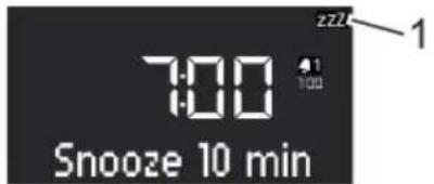 SONORO Qubo SO220 - Impostazione della funzione snooze - 1
