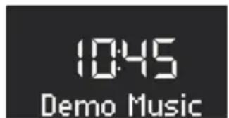 SONORO Qubo SO220 - Fig. 21: Attivazione/disattivazione della musica demo - 1