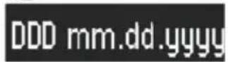 SONORO Qubo SO220 - Impostazione del formato della data - 4